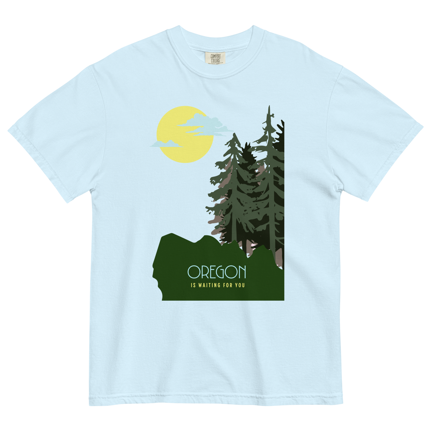 OREGON IS WAITING FOR YOU - Comfort Colors - Unisex garment-dyed heavyweight t-shirt
