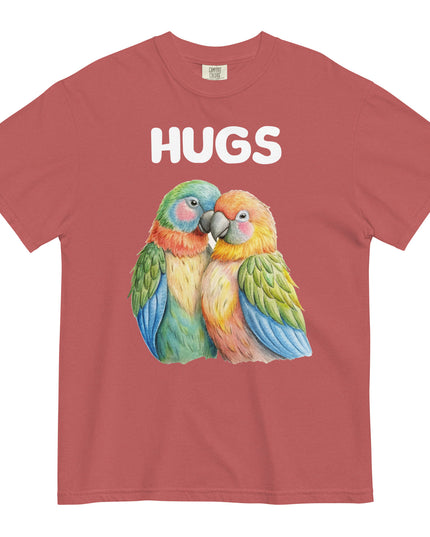 HUGS - Parrots - Comfort Colors - Unisex garment-dyed heavyweight t-shirt