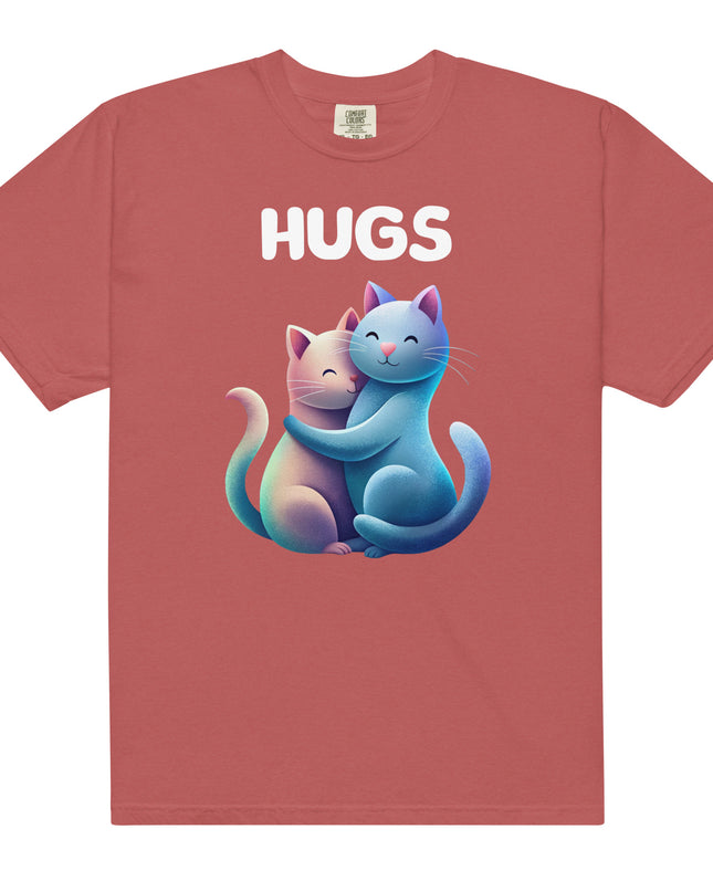 HUGS - CATS - Comfort Colors - Unisex garment-dyed heavyweight t-shirt