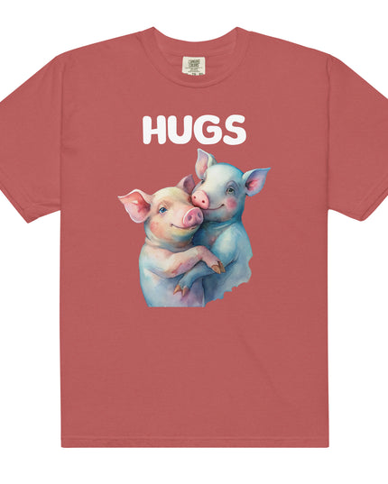 HUGS - PIGS - Comfort Colors - Unisex garment-dyed heavyweight t-shirt