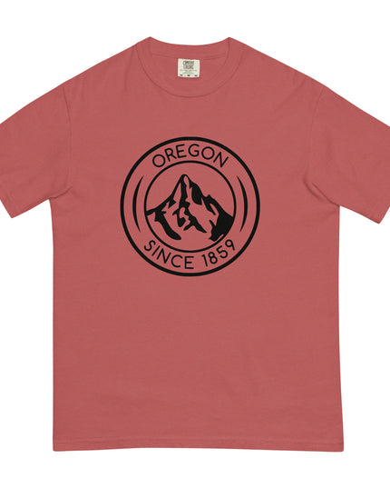 OREGON SINCE 1859 - BLACK - Comfort Colors - Unisex garment-dyed heavyweight t-shirt