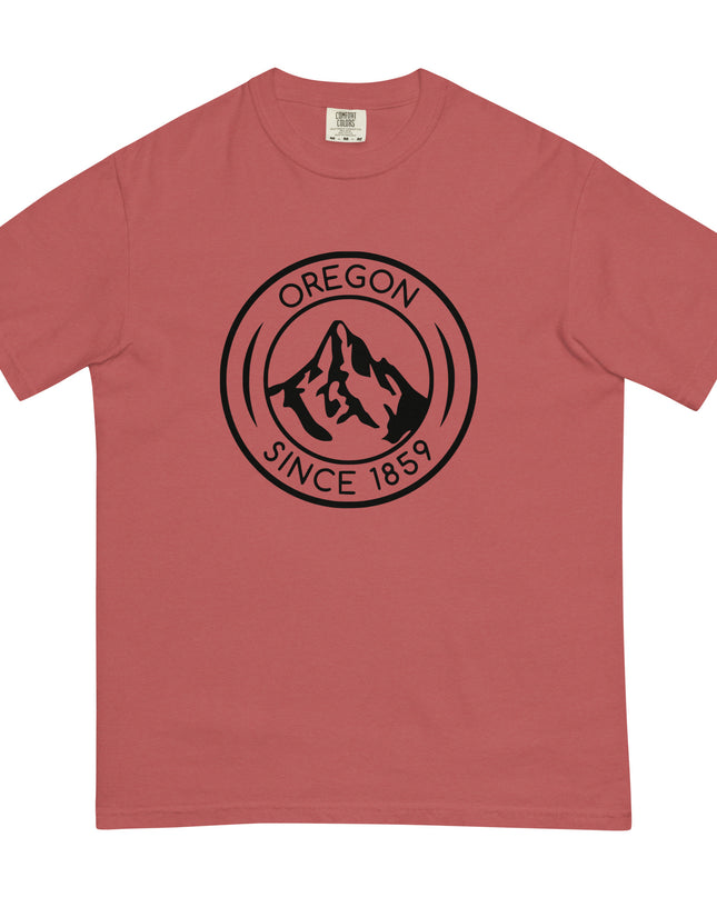 OREGON SINCE 1859 - BLACK - Comfort Colors - Unisex garment-dyed heavyweight t-shirt