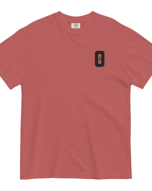 O FOR OREGON - EMBROIDERED - Comfort Colors - Unisex garment-dyed heavyweight t-shirt