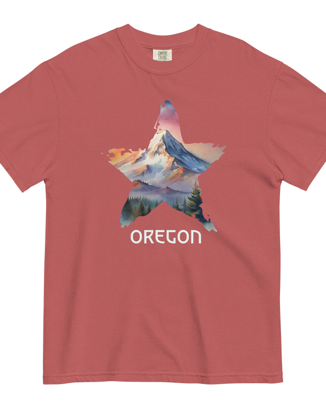 OREGON STAR - COMFOR COLORS - Unisex garment-dyed heavyweight t-shirt