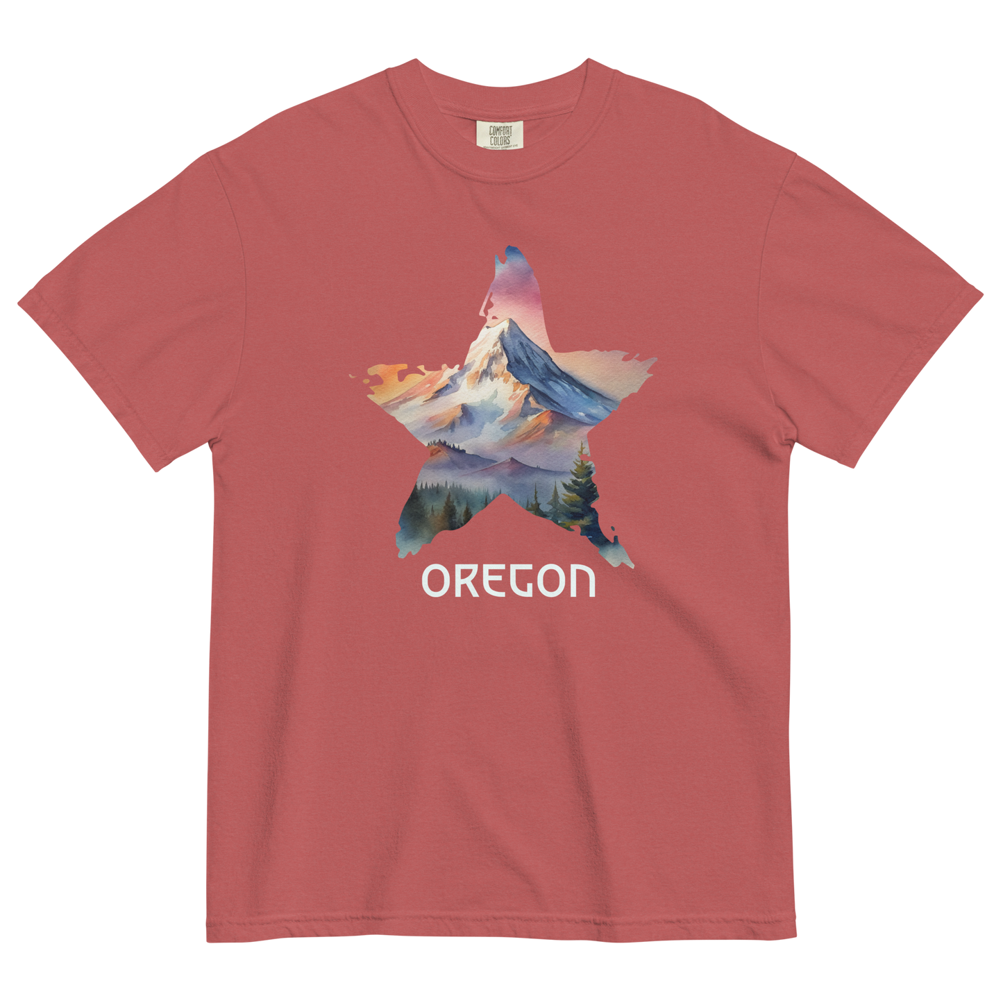 OREGON STAR - COMFOR COLORS - Unisex garment-dyed heavyweight t-shirt