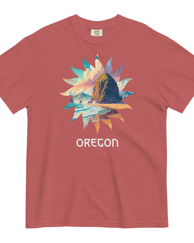OREGON BEACHES - COMFORT COLORS - Unisex garment-dyed heavyweight t-shirt