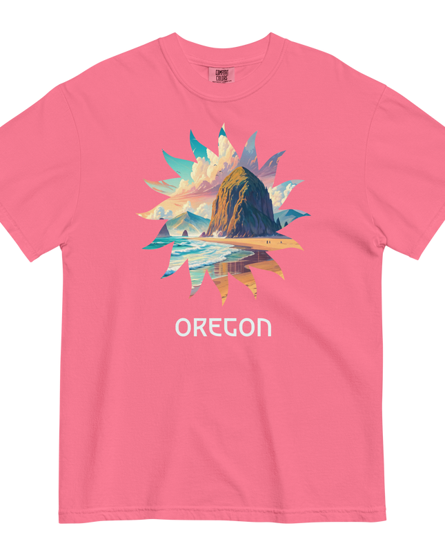 OREGON BEACHES - COMFORT COLORS - Unisex garment-dyed heavyweight t-shirt