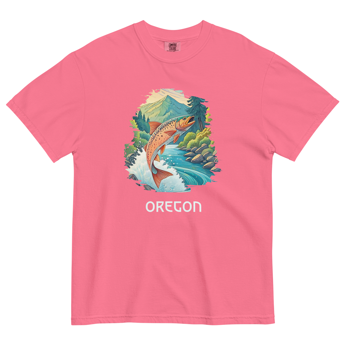 OREGON GORGE - COMFORT COLORS - Unisex garment-dyed heavyweight t-shirt