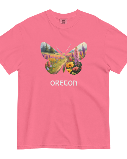 OREGON WILD FLOWERS - COMFORT COLORS - Unisex garment-dyed heavyweight t-shirt