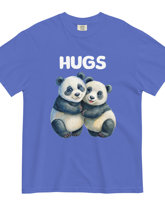 HUGS - PANDA BEARS - Comfort Colors - Unisex garment-dyed heavyweight t-shirt
