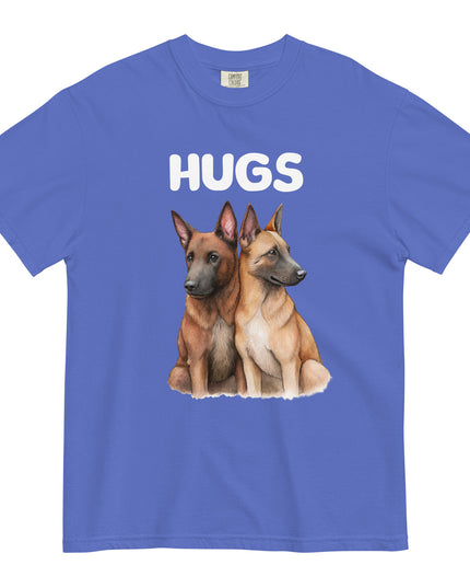 HUGS - Belgian Malinois - Comfort Colors - Unisex garment-dyed heavyweight t-shirt