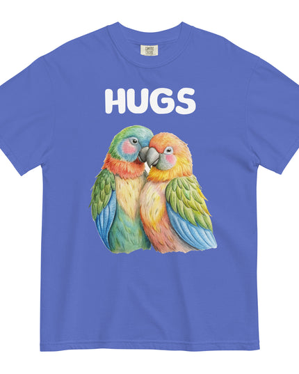 HUGS - Parrots - Comfort Colors - Unisex garment-dyed heavyweight t-shirt