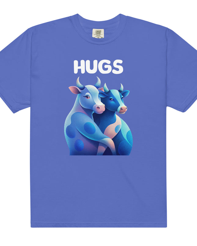 HUGS - Cows - Comfort Colors -Unisex garment-dyed heavyweight t-shirt