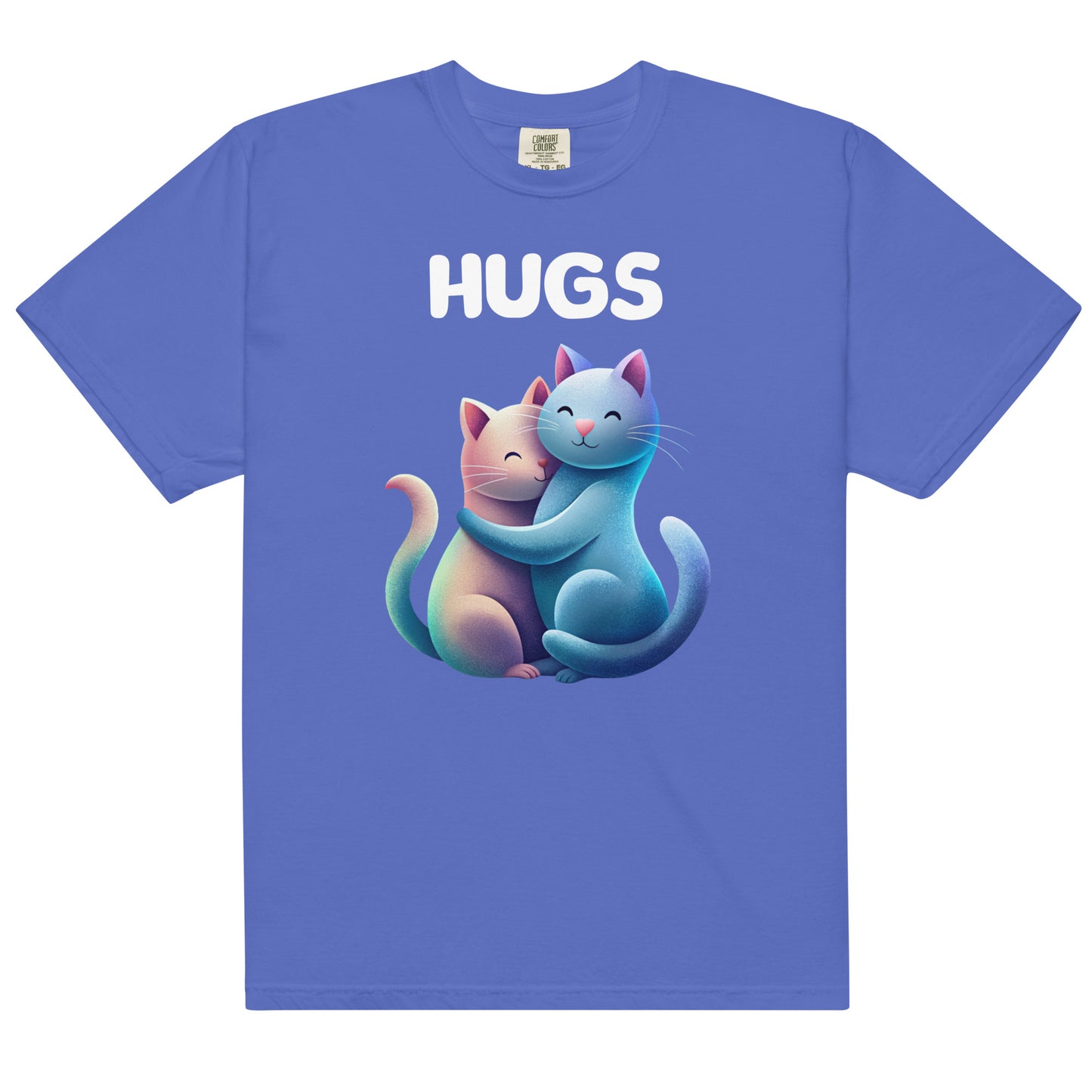 HUGS - CATS - Comfort Colors - Unisex garment-dyed heavyweight t-shirt