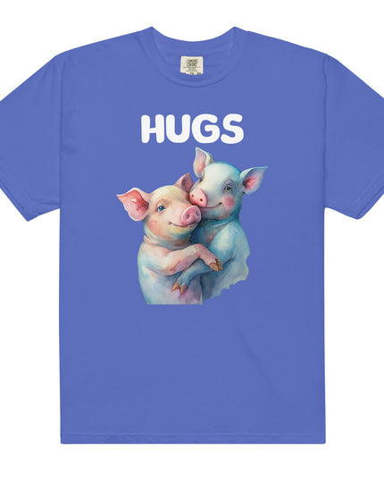 HUGS - PIGS - Comfort Colors - Unisex garment-dyed heavyweight t-shirt