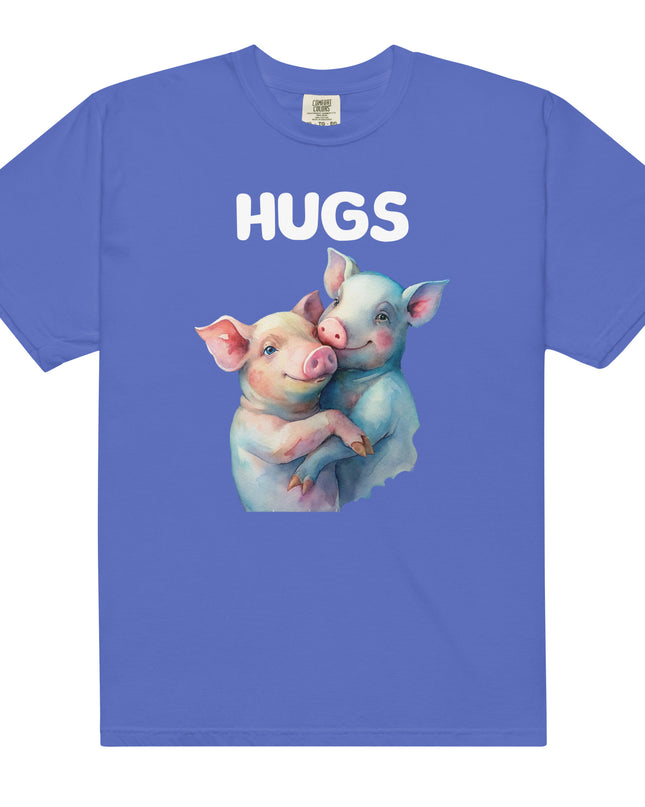 HUGS - PIGS - Comfort Colors - Unisex garment-dyed heavyweight t-shirt