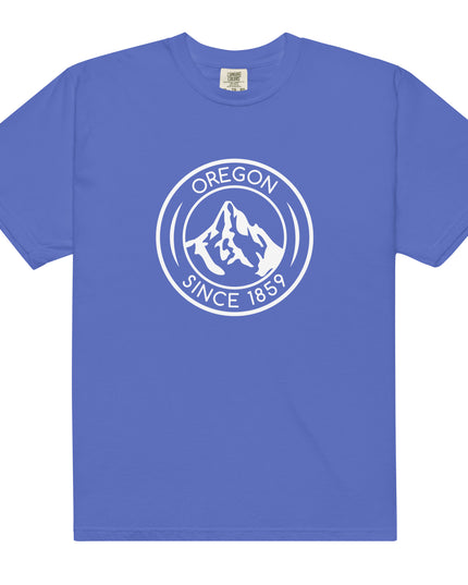 OREGON SINCE 1859 - WHITE - Comfort Color - Unisex garment-dyed heavyweight t-shirt