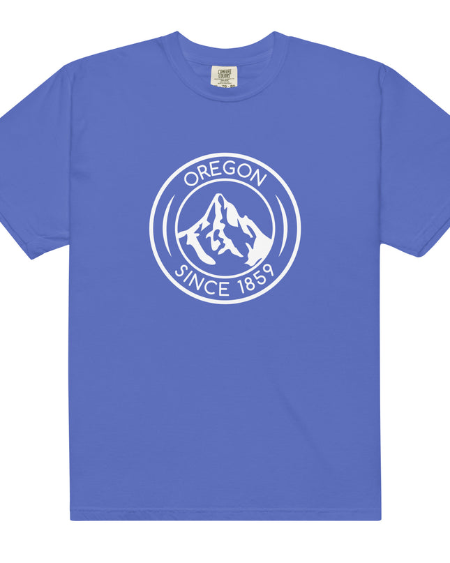 OREGON SINCE 1859 - WHITE - Comfort Color - Unisex garment-dyed heavyweight t-shirt