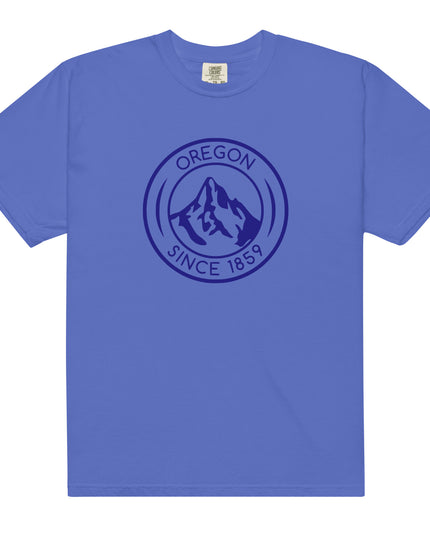 OREGON SINCE 1859 - NAVY - Comfort Colors - Unisex garment-dyed heavyweight t-shirt