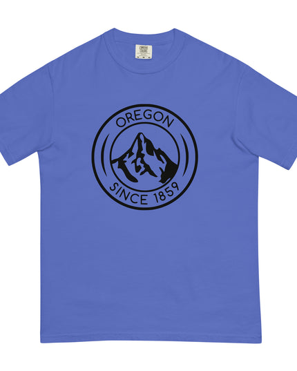 OREGON SINCE 1859 - BLACK - Comfort Colors - Unisex garment-dyed heavyweight t-shirt