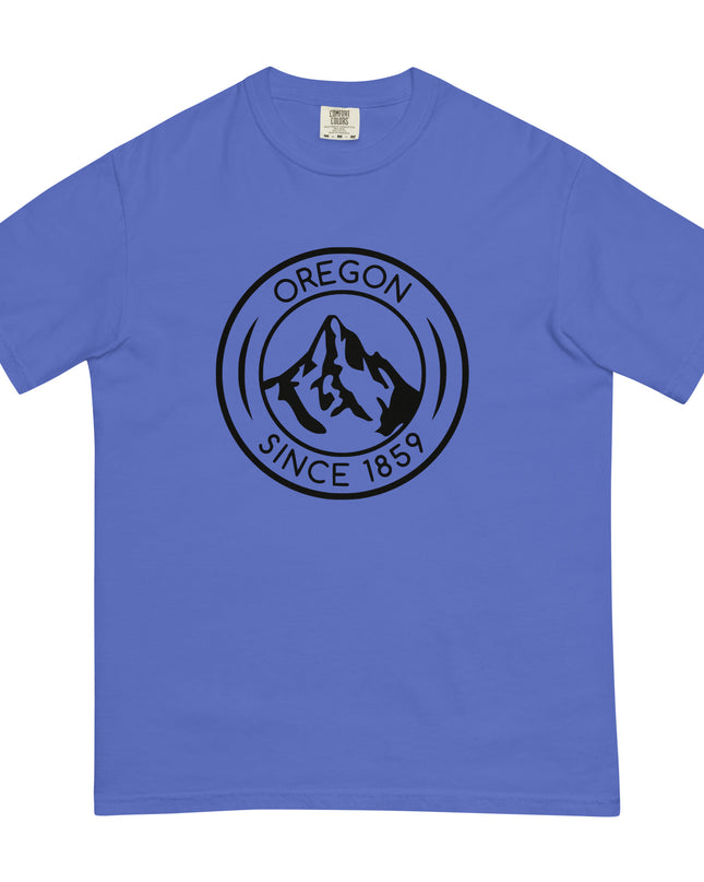 OREGON SINCE 1859 - BLACK - Comfort Colors - Unisex garment-dyed heavyweight t-shirt