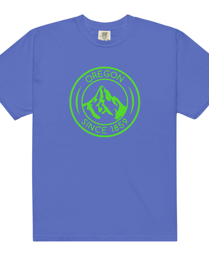 OREGON SINCE 1859 - LIME - Comfort Colors - Unisex garment-dyed heavyweight t-shirt