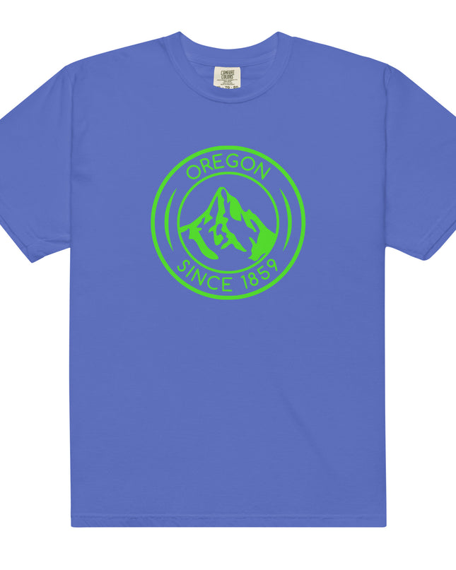OREGON SINCE 1859 - LIME - Comfort Colors - Unisex garment-dyed heavyweight t-shirt
