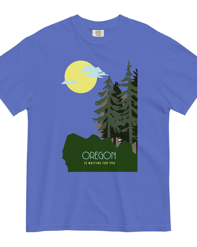 OREGON IS WAITING FOR YOU - Comfort Colors - Unisex garment-dyed heavyweight t-shirt