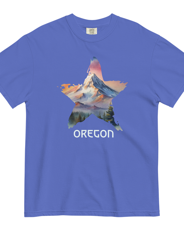 OREGON STAR - COMFOR COLORS - Unisex garment-dyed heavyweight t-shirt