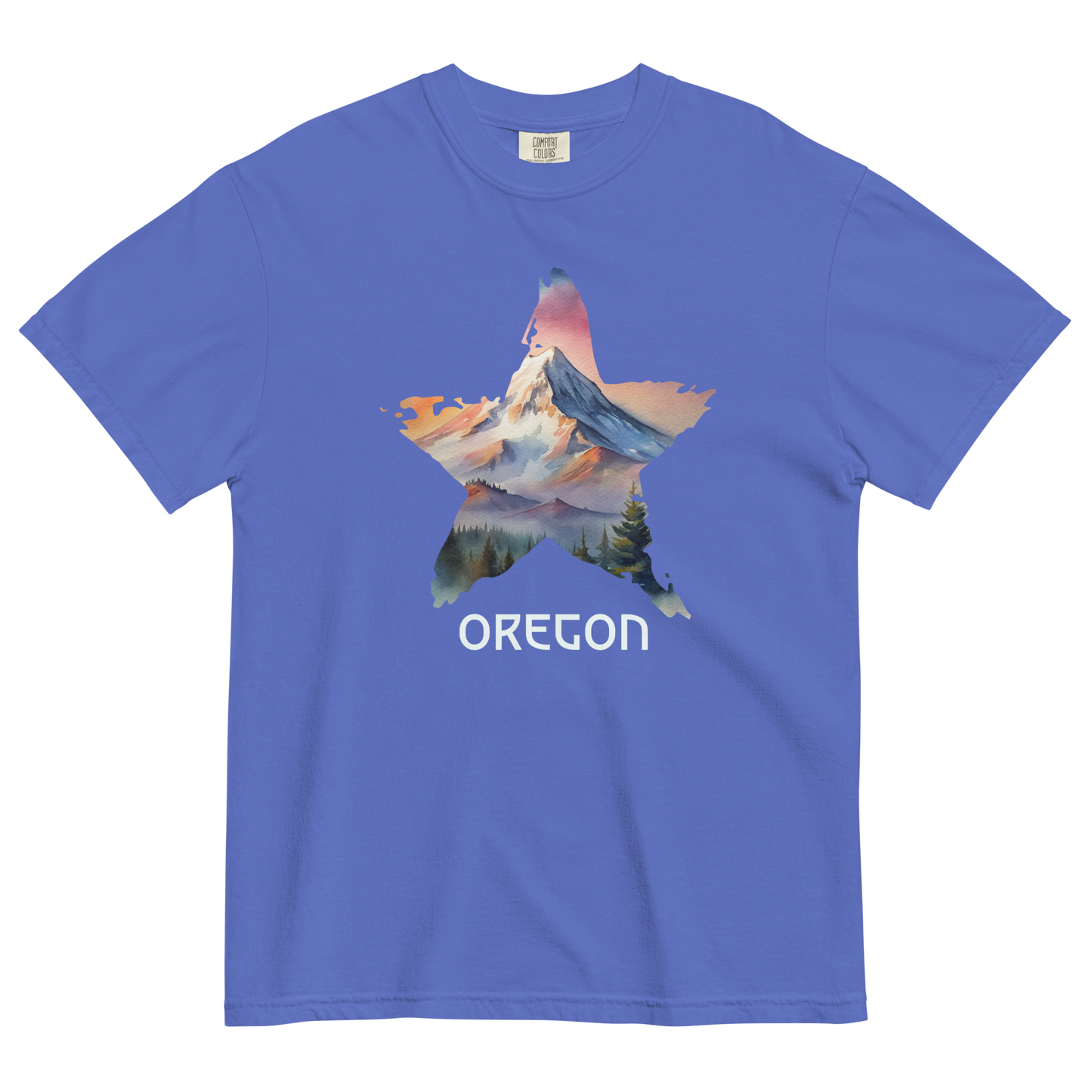 OREGON STAR - COMFOR COLORS - Unisex garment-dyed heavyweight t-shirt