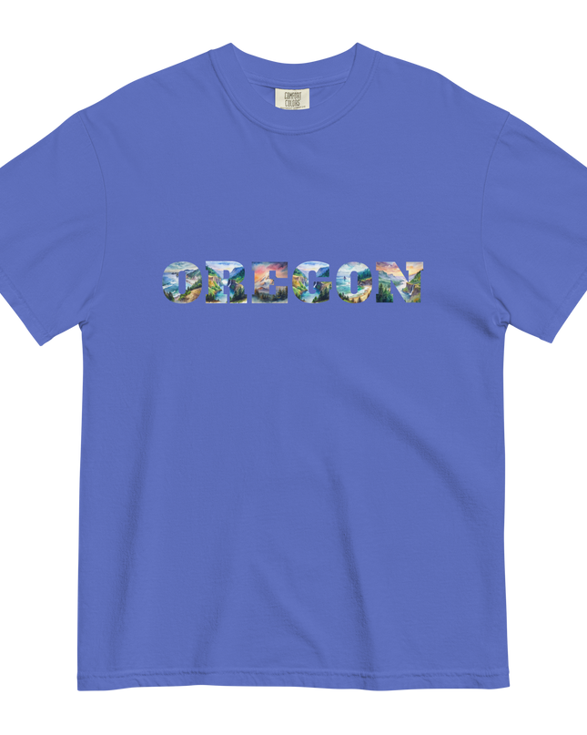 OREGON THE BEAUTIFUL - COMFORT COLORS -Unisex garment-dyed heavyweight t-shirt