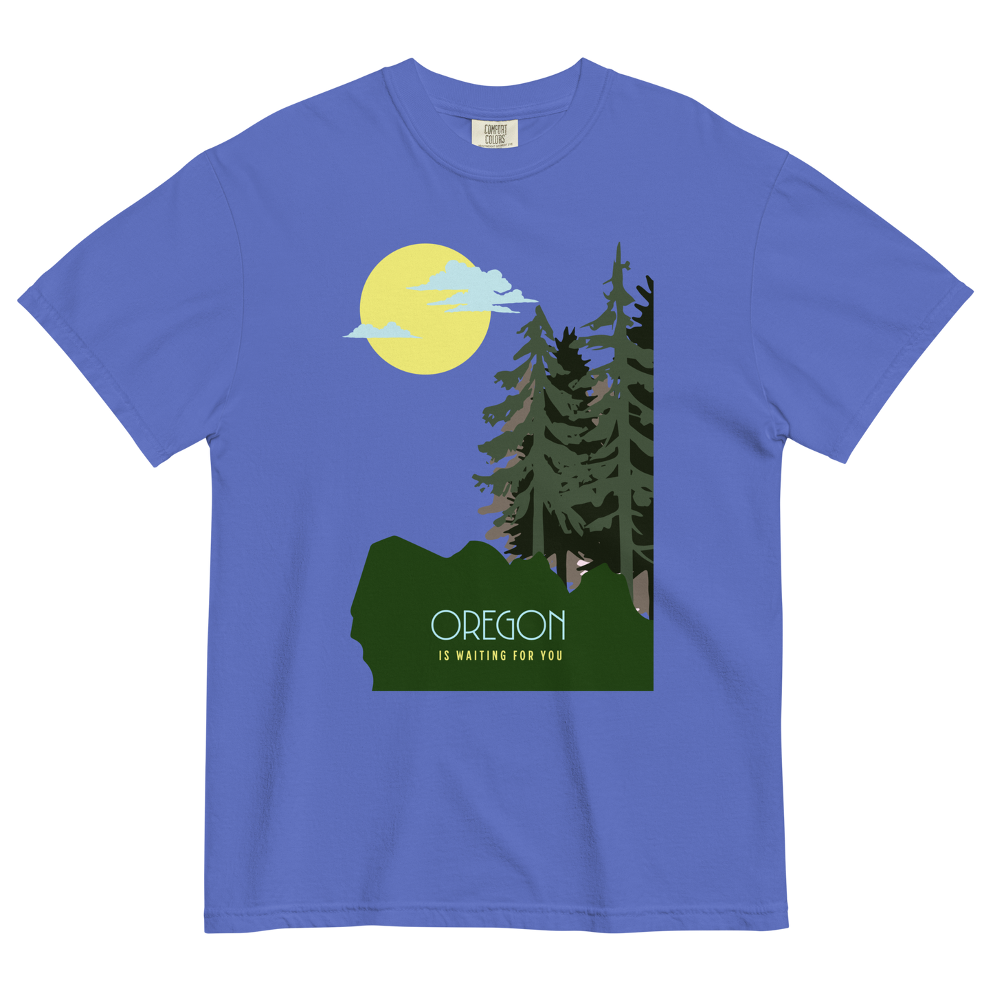 OREGON IS WAITING FOR YOU - Comfort Colors - Unisex garment-dyed heavyweight t-shirt