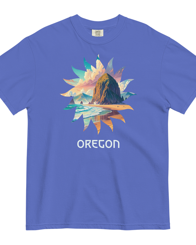 OREGON BEACHES - COMFORT COLORS - Unisex garment-dyed heavyweight t-shirt