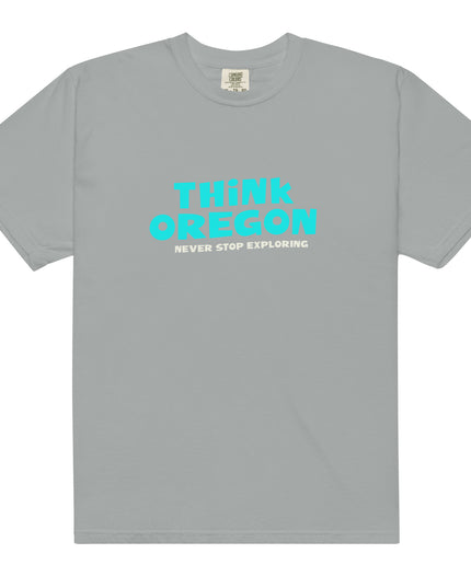Think Oregon - Unisex garment-dyed heavyweight t-shirt