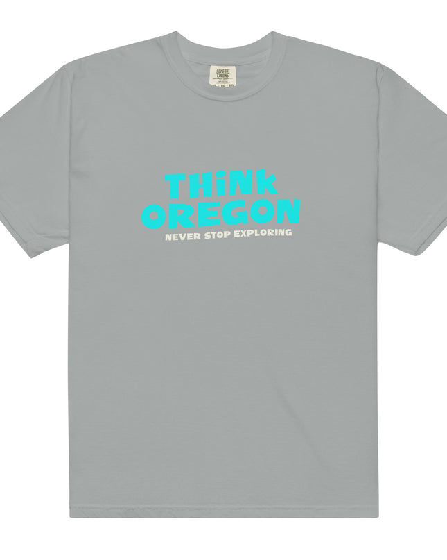 Think Oregon - Unisex garment-dyed heavyweight t-shirt