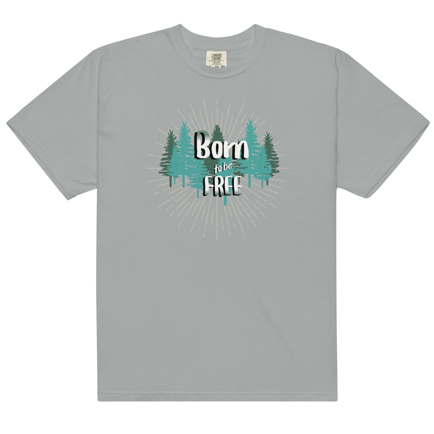 Born to Be Free - Unisex garment-dyed heavyweight t-shirt