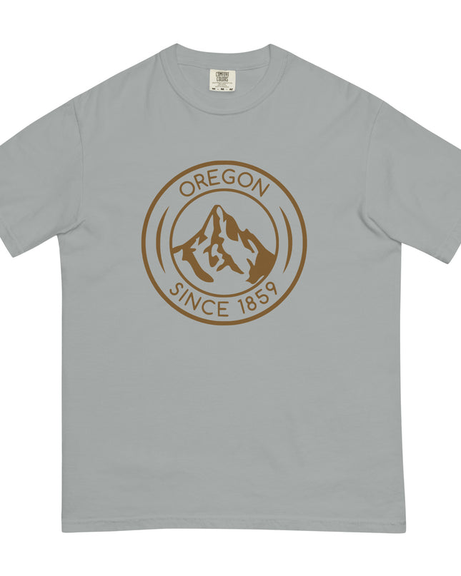 OREGON SINCE 1859 - BROWN - Comfort Colors - Unisex garment-dyed heavyweight t-shirt