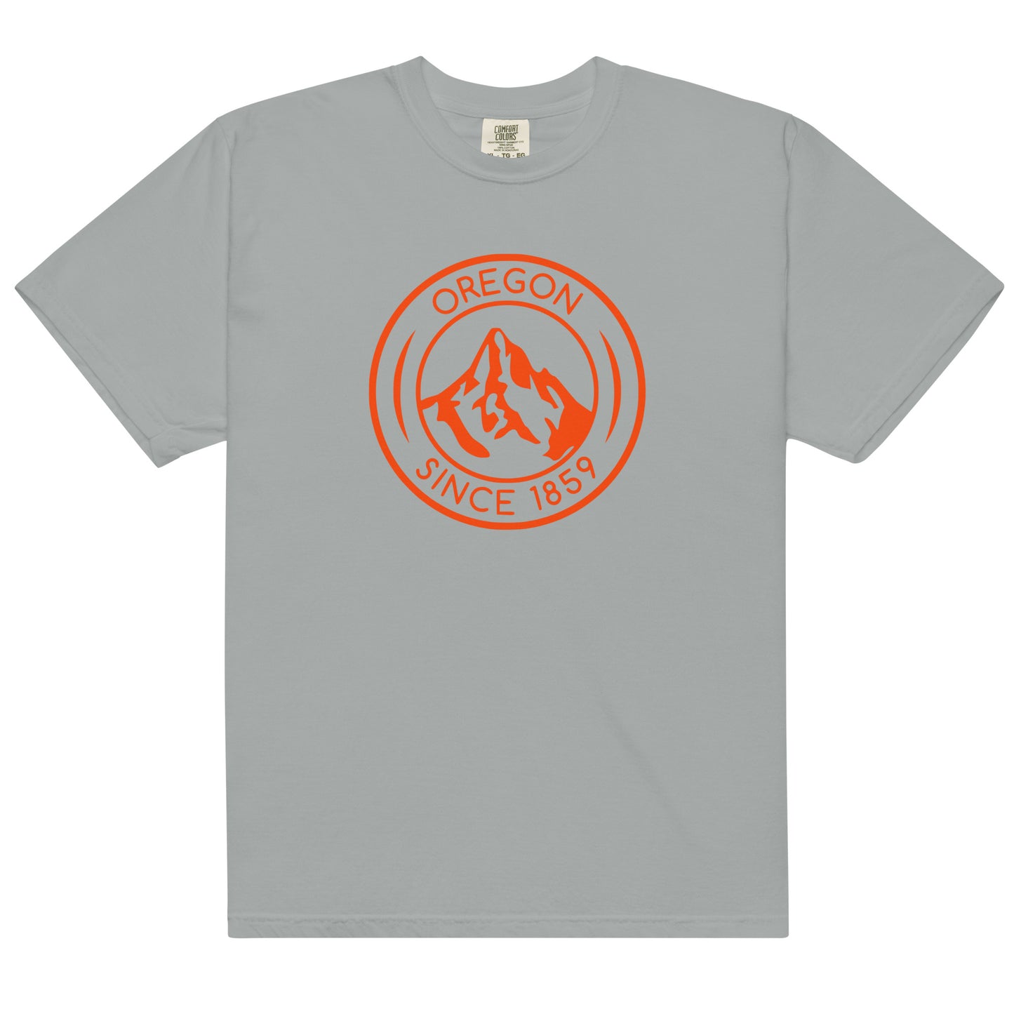 OREGON SINCE 1859 - ORANGE - Comfort Colors - Unisex garment-dyed heavyweight t-shirt