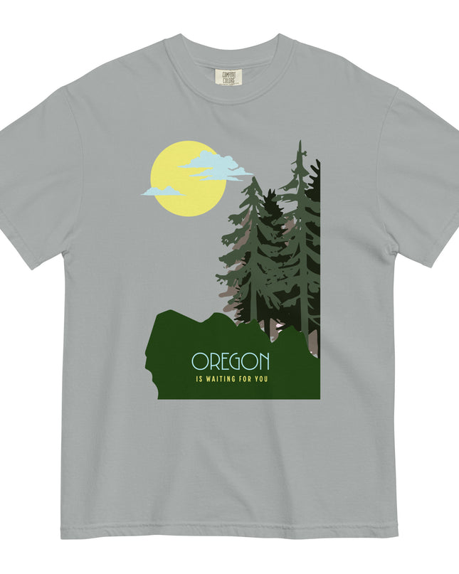 OREGON IS WAITING FOR YOU - Comfort Colors - Unisex garment-dyed heavyweight t-shirt