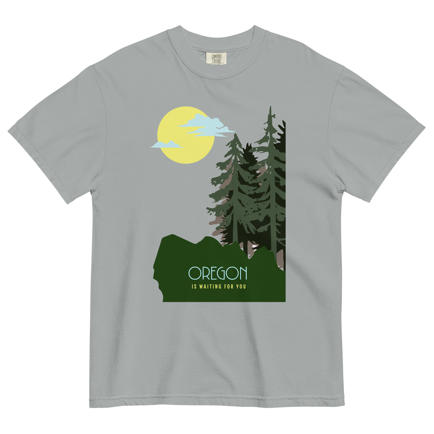 OREGON IS WAITING FOR YOU - Comfort Colors - Unisex garment-dyed heavyweight t-shirt