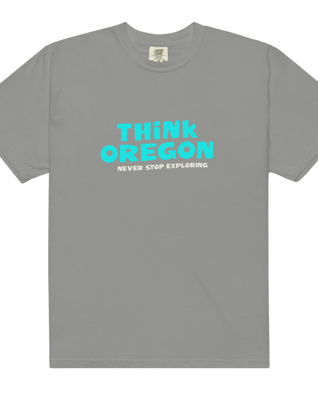 Think Oregon - Unisex garment-dyed heavyweight t-shirt