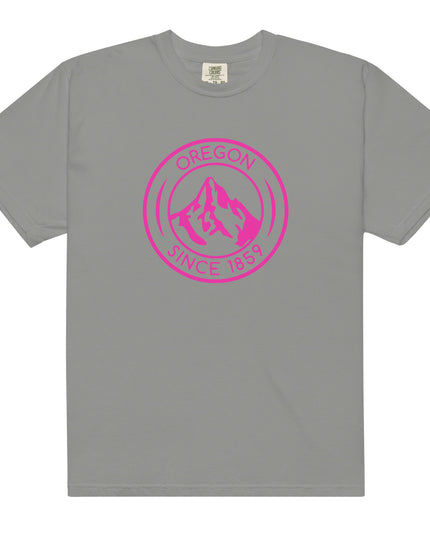 OREGON SINCE 1859 - HOT PINK - Comfort Colors - Unisex garment-dyed heavyweight t-shirt