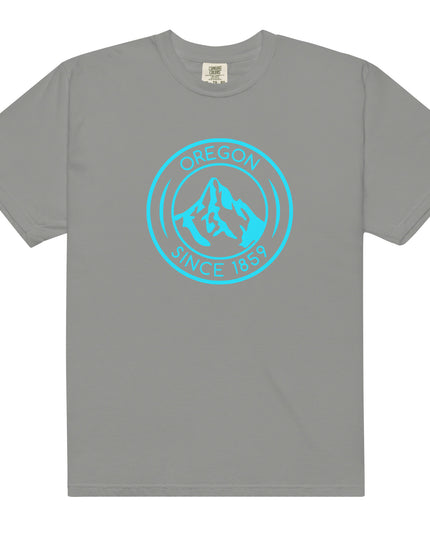 OREGON SINCE 1859 - AQUA - Comfort Colors - Unisex garment-dyed heavyweight t-shirt