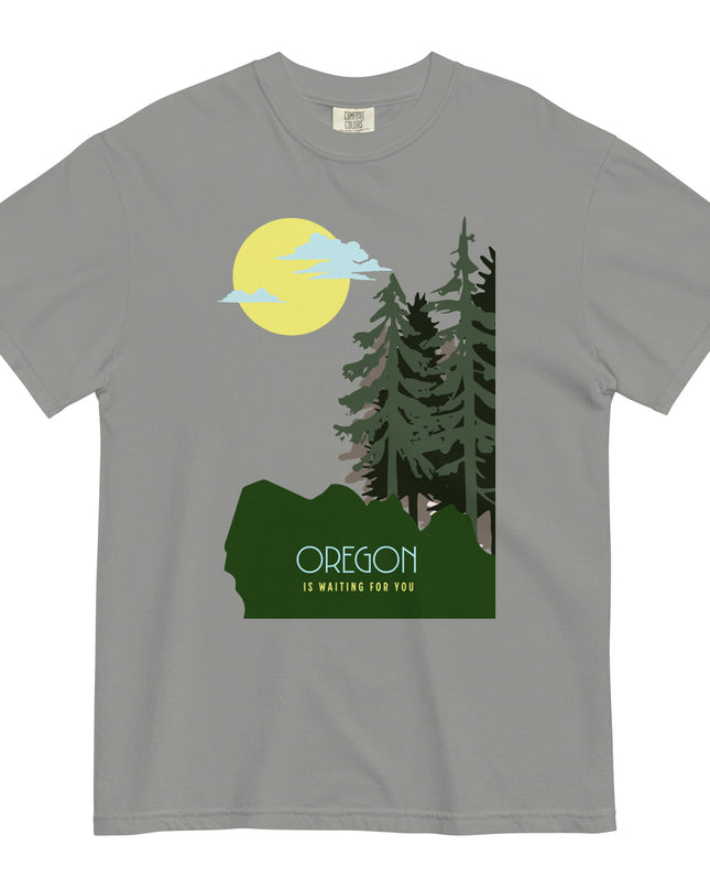 OREGON IS WAITING FOR YOU - Comfort Colors - Unisex garment-dyed heavyweight t-shirt