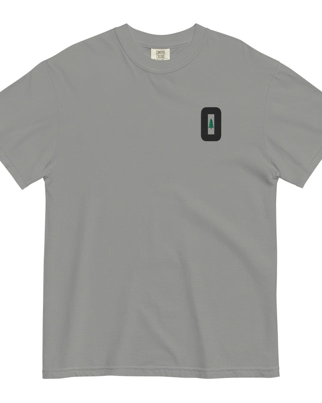 O FOR OREGON - EMBROIDERED - Comfort Colors - Unisex garment-dyed heavyweight t-shirt