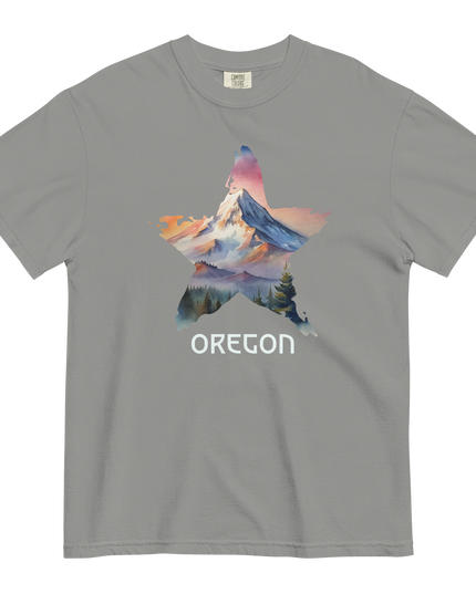 OREGON STAR - COMFOR COLORS - Unisex garment-dyed heavyweight t-shirt