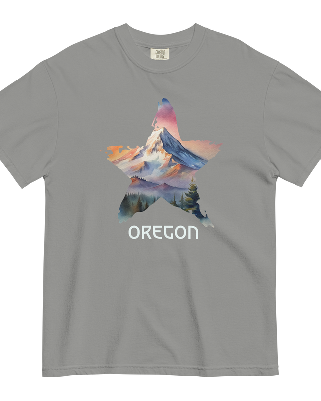 OREGON STAR - COMFOR COLORS - Unisex garment-dyed heavyweight t-shirt
