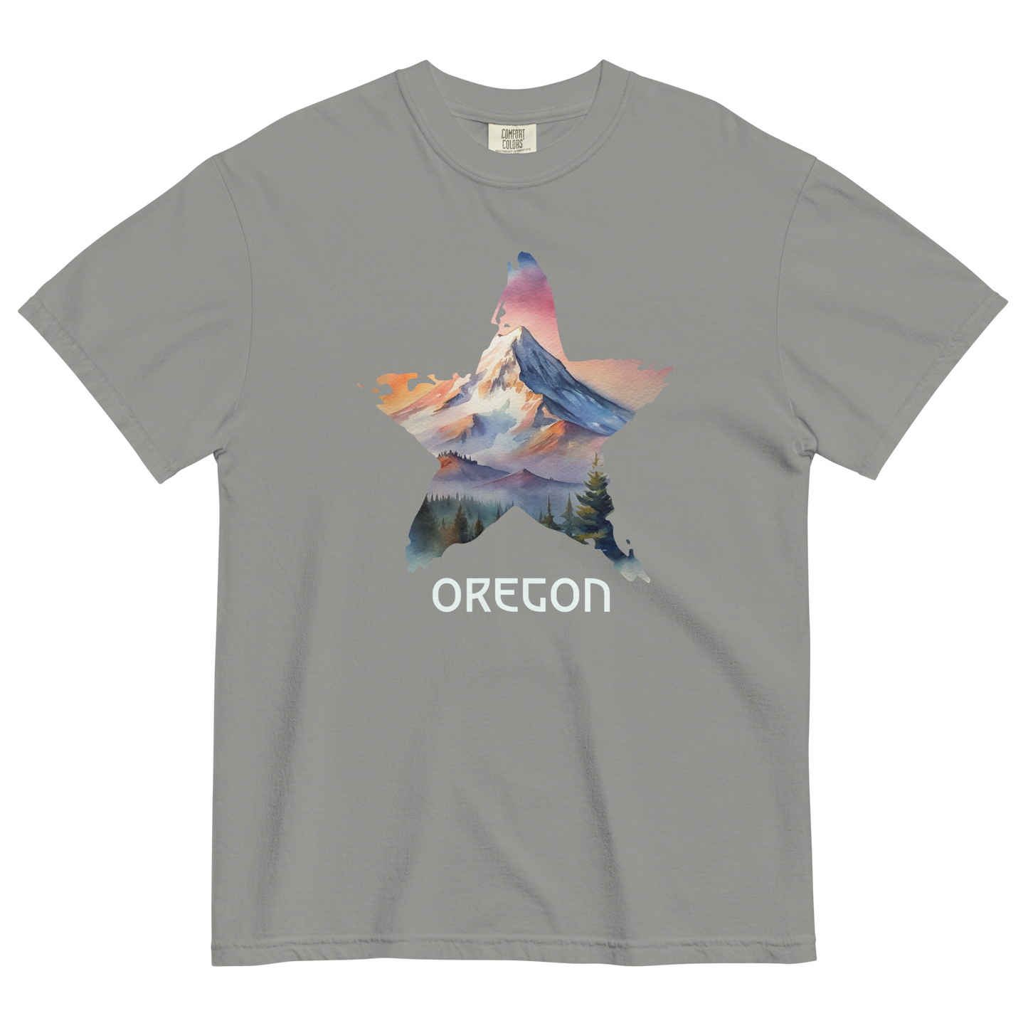 OREGON STAR - COMFOR COLORS - Unisex garment-dyed heavyweight t-shirt