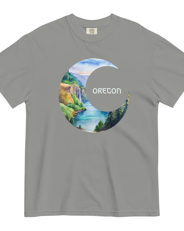 OREGON MOON- COMFORT COLORS - Unisex garment-dyed heavyweight t-shirt