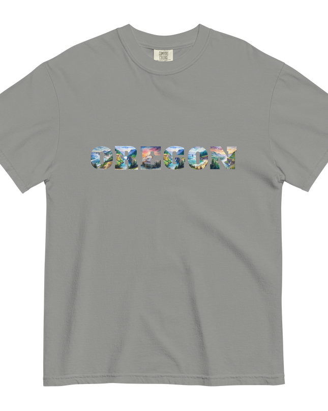 OREGON THE BEAUTIFUL - COMFORT COLORS -Unisex garment-dyed heavyweight t-shirt